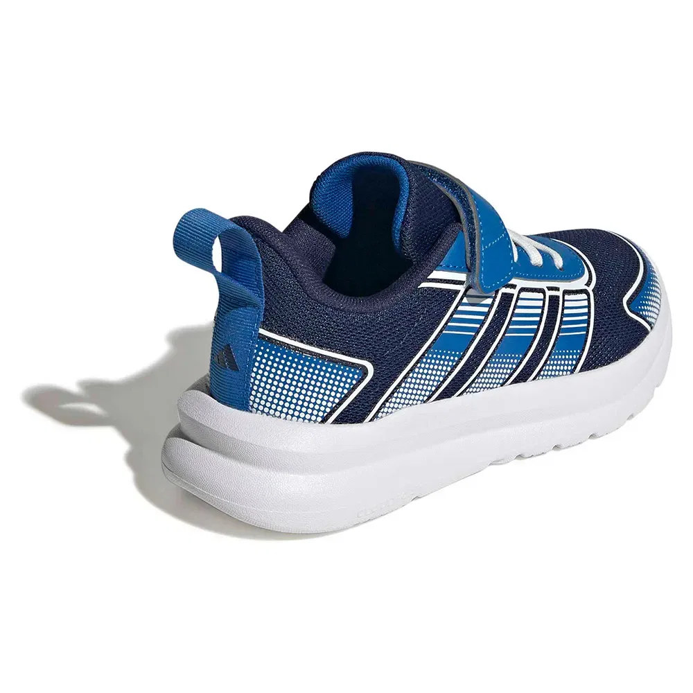 Детские кроссовки для девочек с эластичными шнурками Tensaur Run 4.0 Adidas, Blue — фото 4