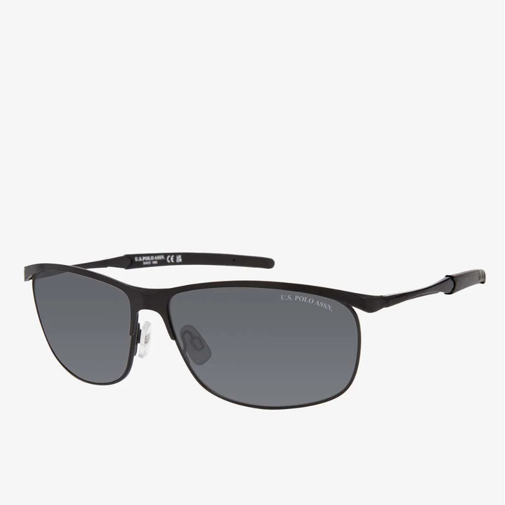 

Солнцезащитные очки U.S. Polo Assn. Metal Sport Rectangular, матовый черный
