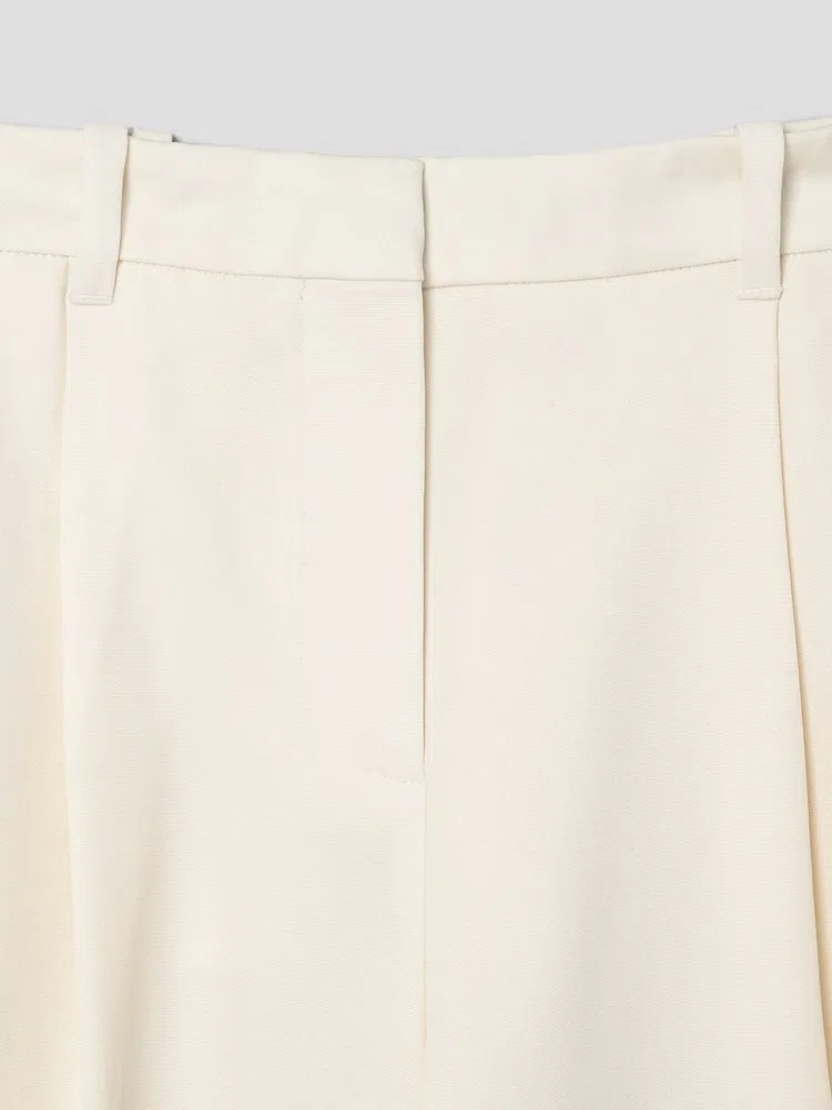 Широкие брюки из шерсти Le Pantalon D Homme JACQUEMUS, Off-White — фото 3