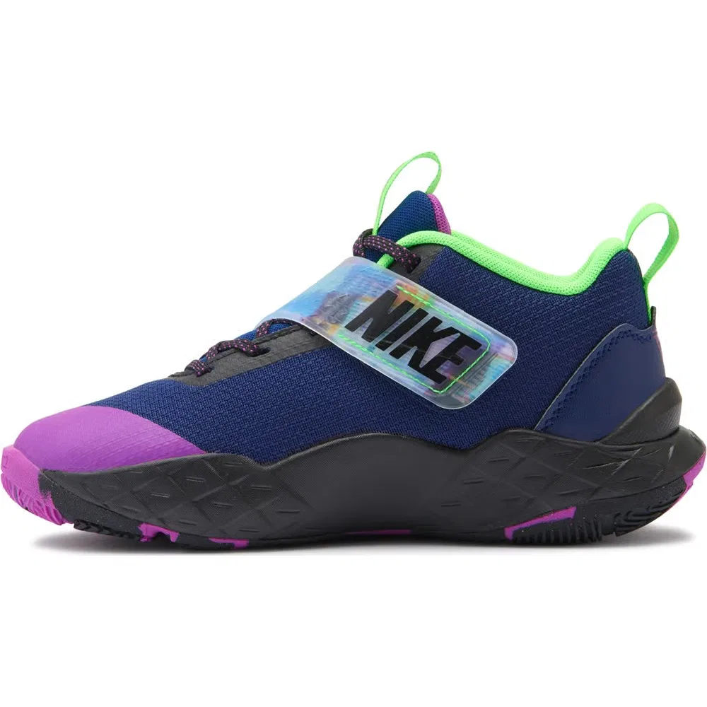 Детские баскетбольные кроссовки Kids' Hustle 12 Nike, Blue Void/Purple — фото 3