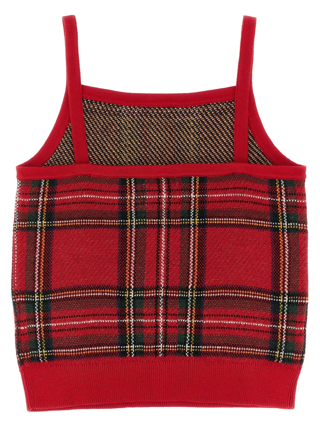 Комплект из шотландского кардигана и топа Polo Ralph Lauren, красный — фото 3