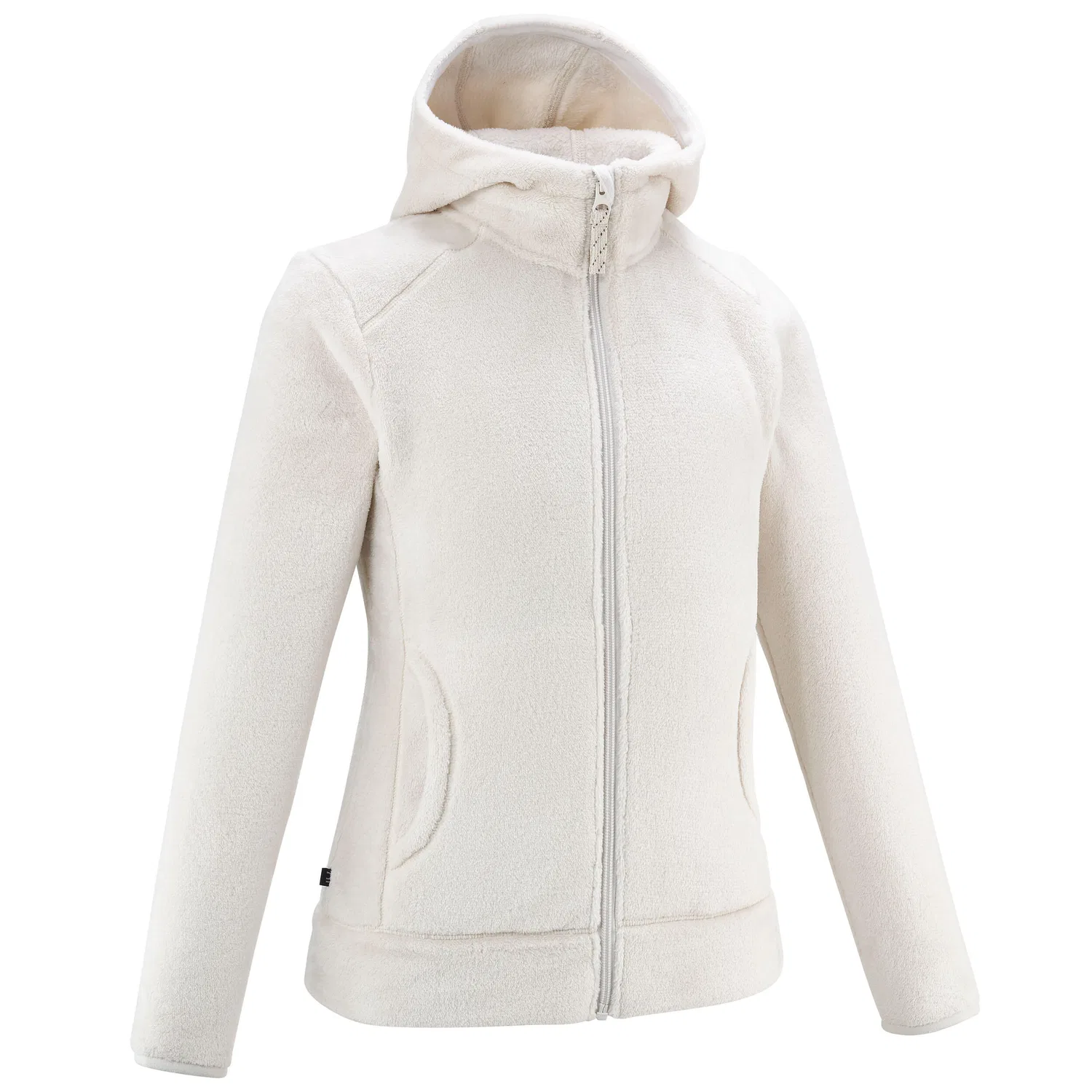 Детская флисовая куртка с принтом NH500 Zip Quechua, Perlbeige — фото 2
