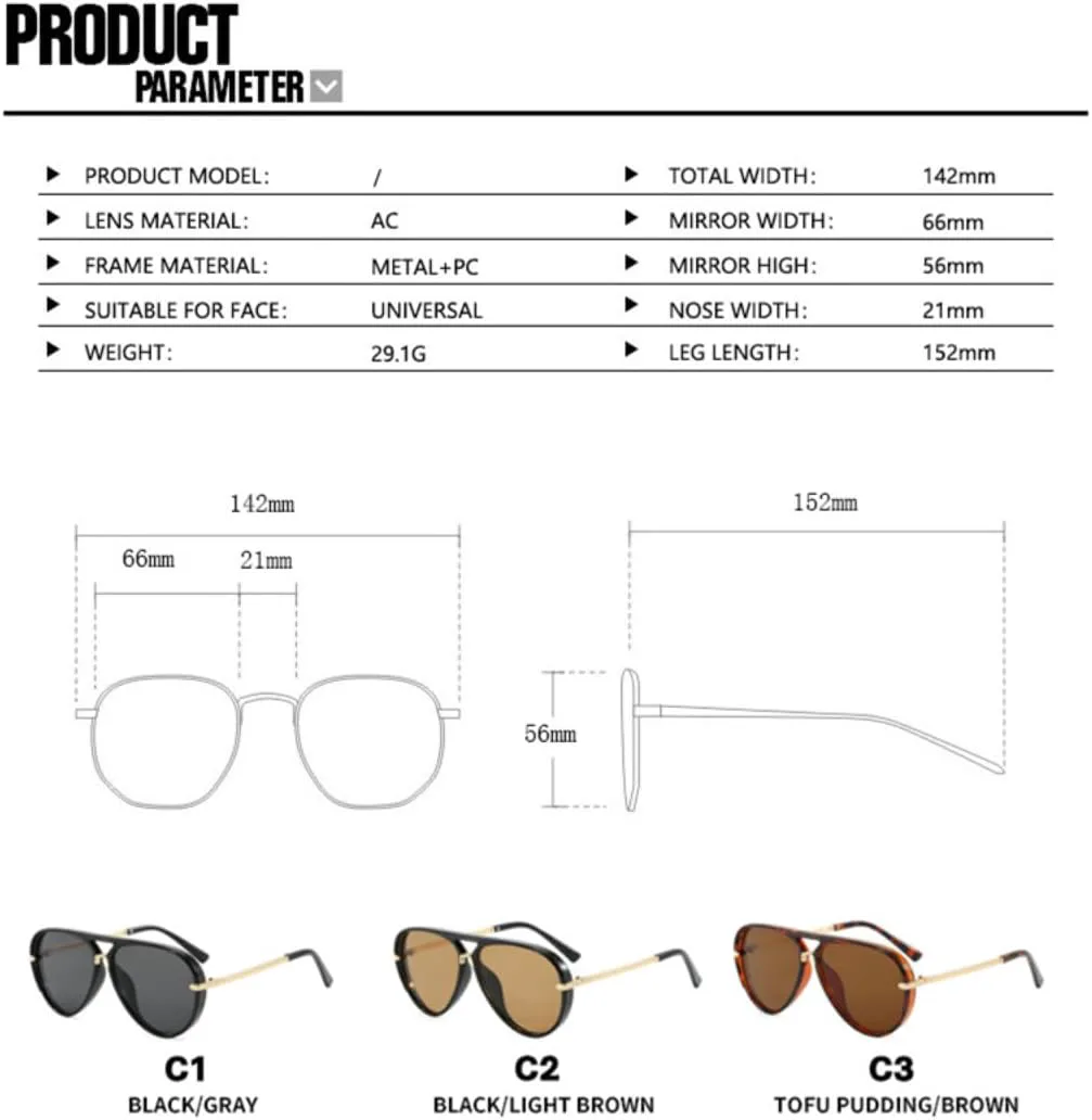 

Ретро-солнцезащитные очки с двойным градиентом для женщин, яркие, стильные, повседневные, для мужчин, с защитой от УФ-излучения UV400 UATXTAU, Champagne Brown