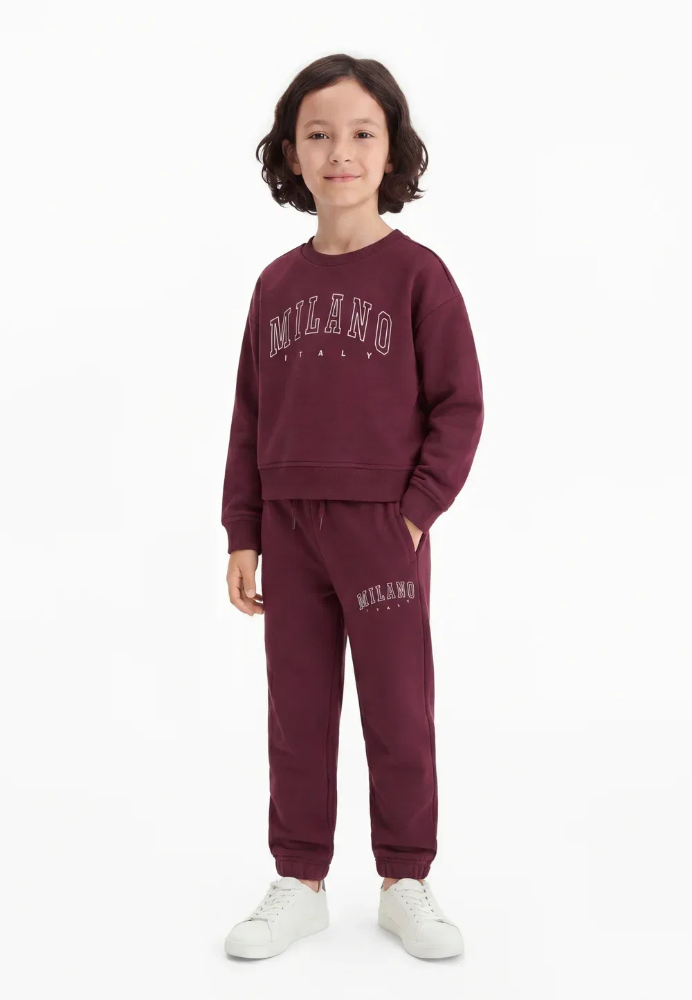 Спортивные брюки Kmgsweat с круглым вырезом - спортивный костюм Only Mini, Fig