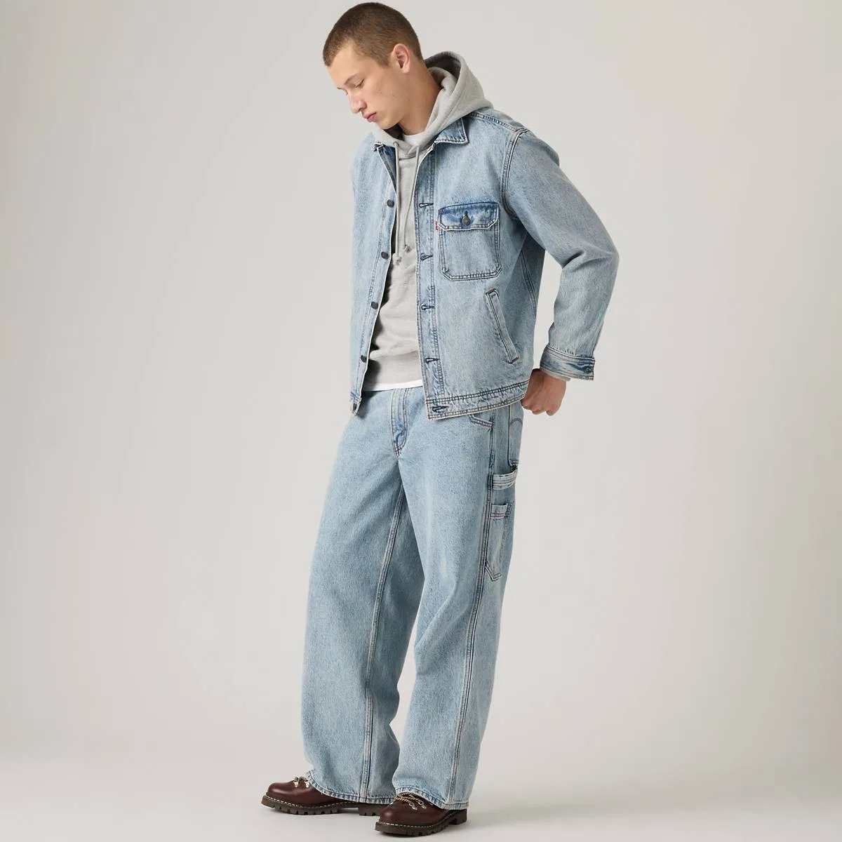Джинсовая куртка-тракер Walnut Springs Levi's, Little Balcony - Medium Wash — фото 2