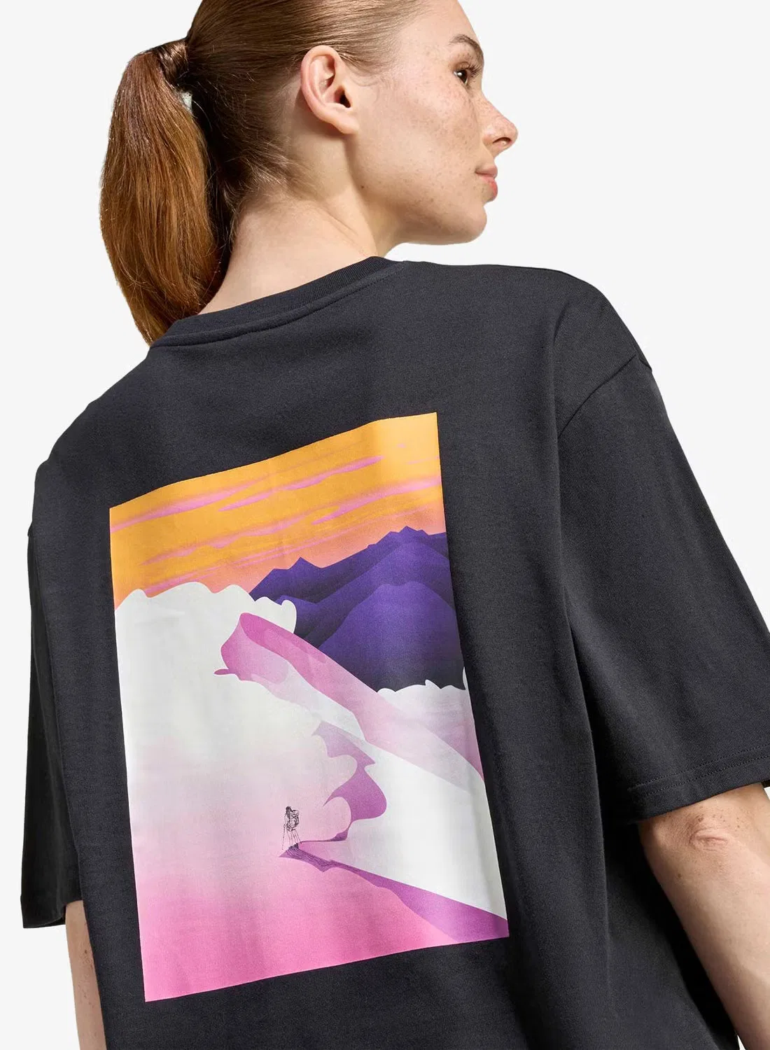 Футболка с принтом Outdoor Adventure Graphic Adidas, черный — фото 3