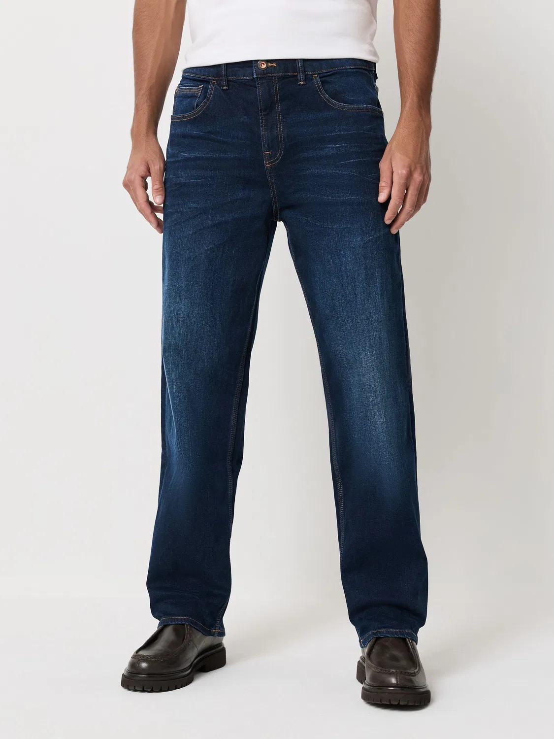 Джинсы Relaxed Fit Authentic Stretch Denim Next, Ink