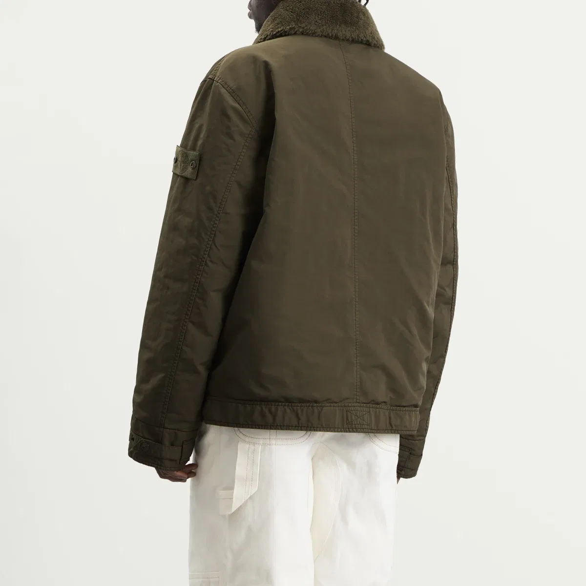Куртка-бомбер Stone Island Ghost David-TC, Military Green — фото 3