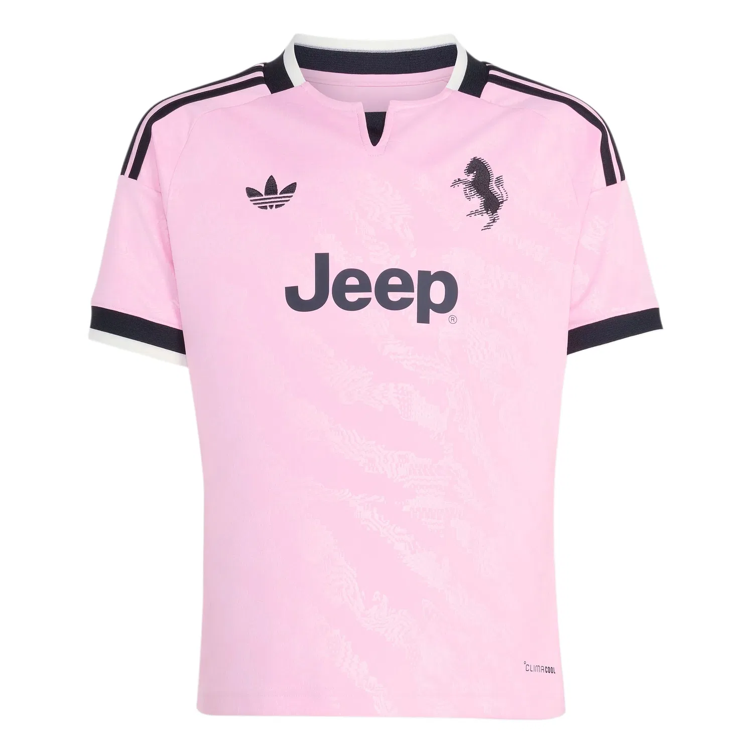 Детская спортивная футболка с V-образным вырезом Adidas Originals, Pink/Black