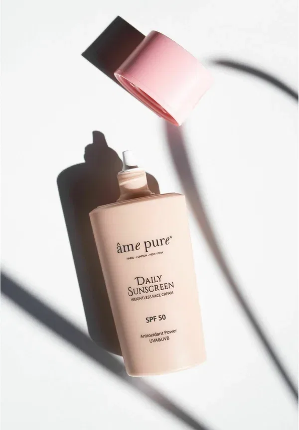 Солнцезащитный крем для ежедневного использования, SPF 50, защита от UVA и UVB лучей, увлажняющий, ультралегкий - защита от солнца 50 мл Ame Pure — фото 4