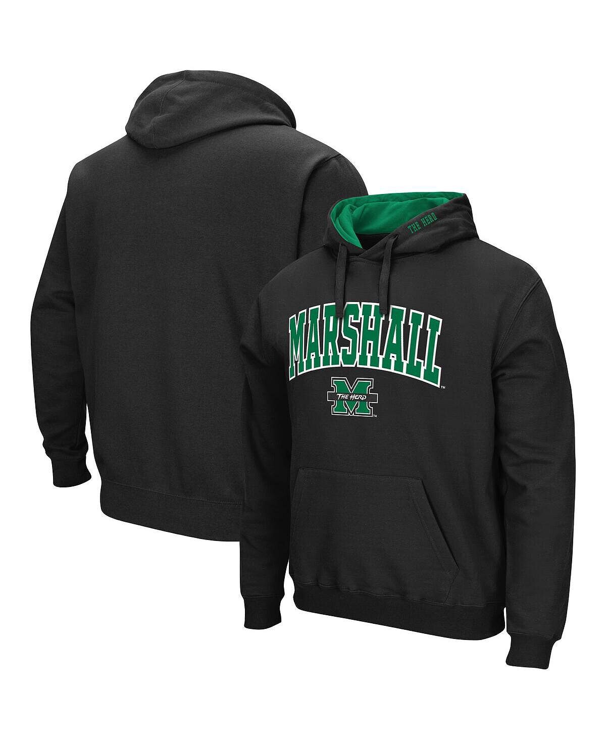 

Мужская черная толстовка с капюшоном marshall thundering herd arch и логотипом Colosseum, черный