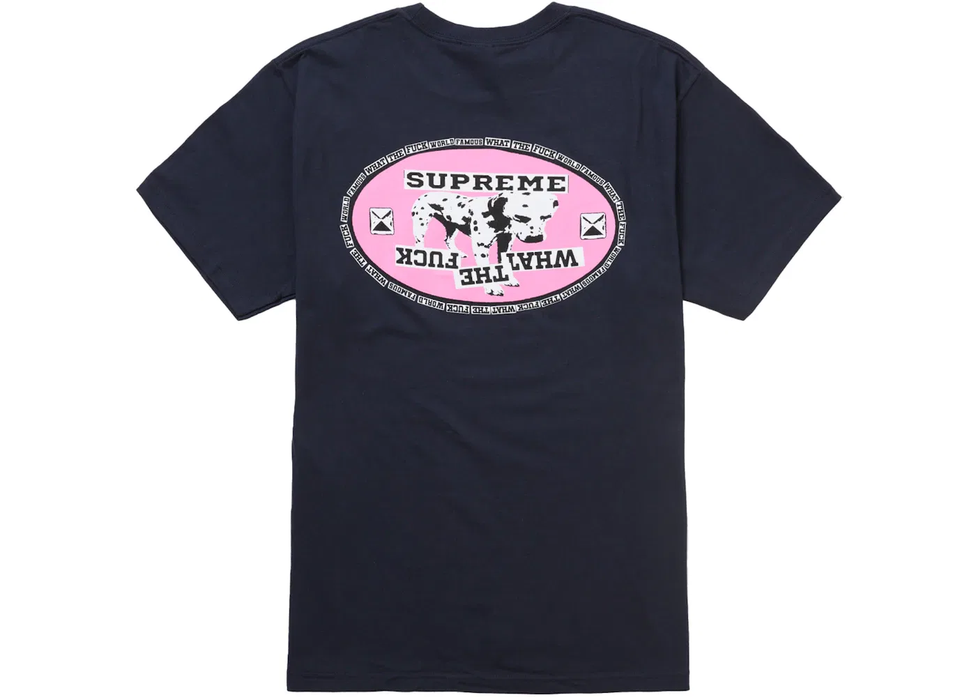 Мужская футболка с принтом Supreme Dalmatian Tee Supreme, Navy