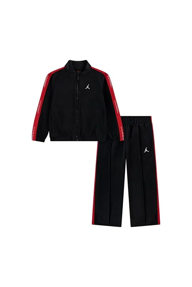 Детский спортивный комплект для девочек с принтом Jordan Nike, Black