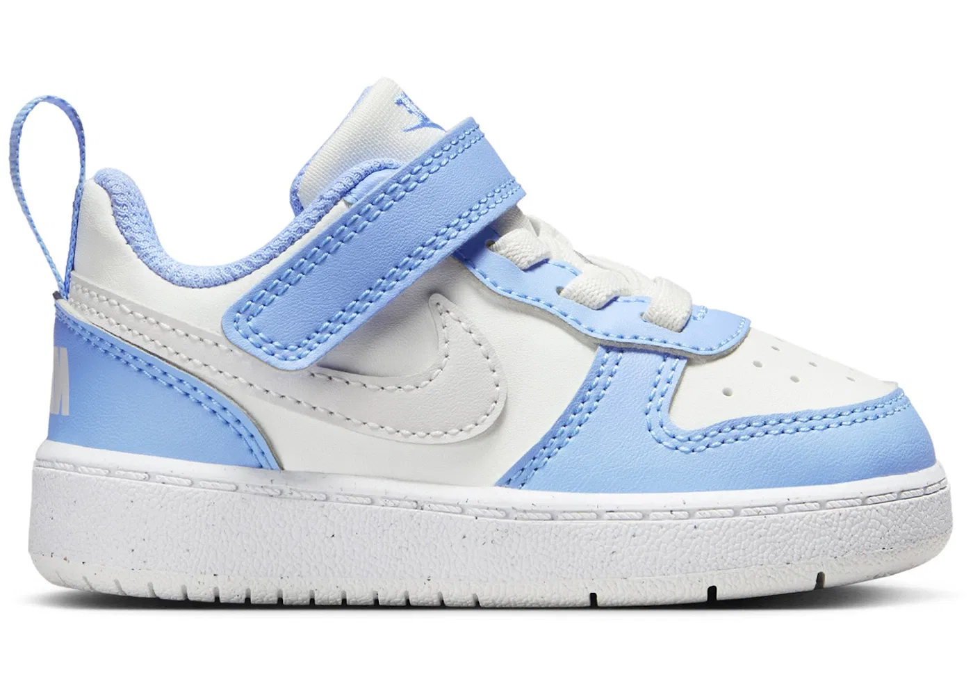 Детские кроссовки с низким профилем Nike Court Borough Low Recraft Nike, Summit White/Cobalt Pulse/White/Vast Grey