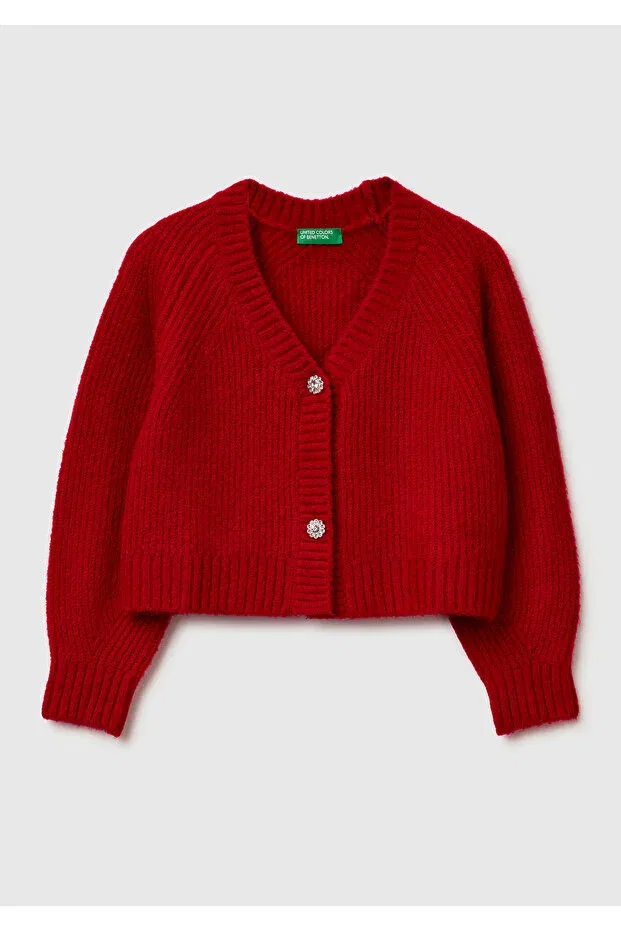 Детский кардиган с принтом United Colors Of Benetton, Red