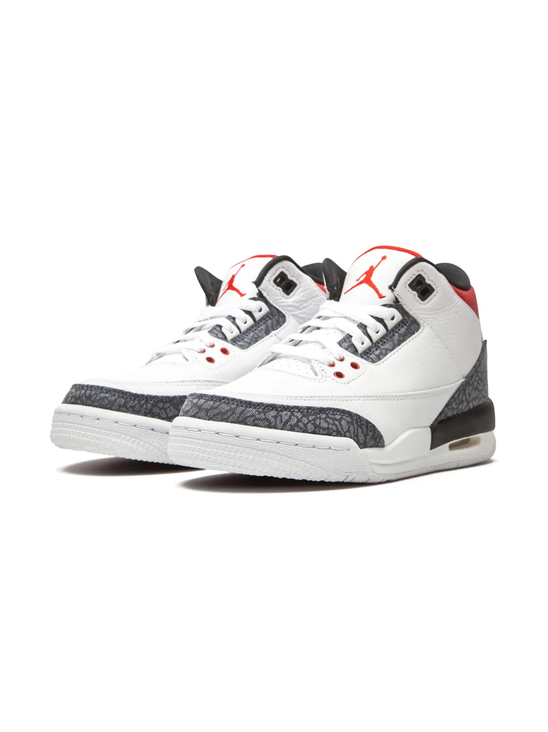 Кроссовки Air Jordan 3 Retro Denim, белый — фото 2