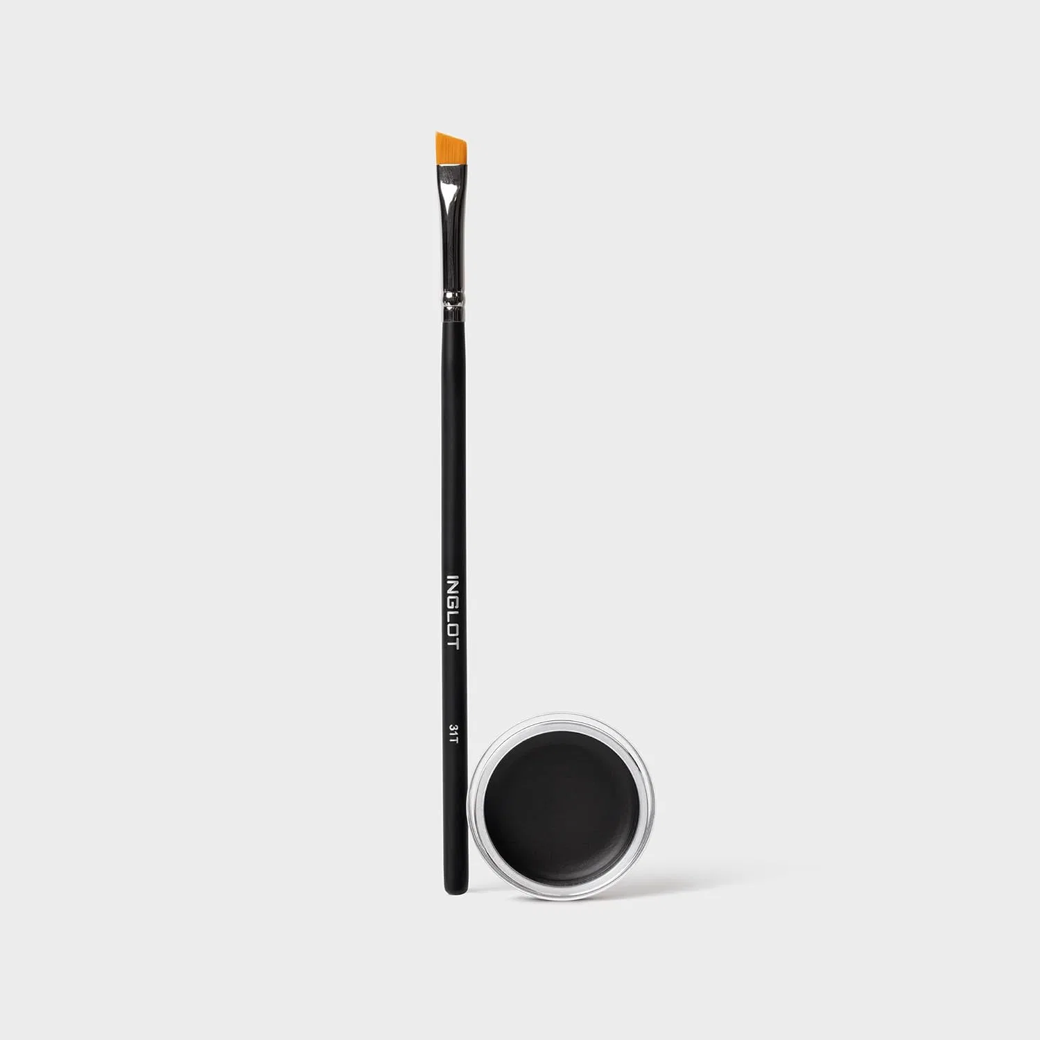 Гелевая подводка для глаз Inglot, черная матовая, 5.5 г — фото 3