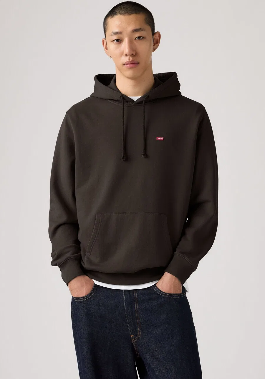 Толстовка LEVI'S Regular fit 'Original HM Hoodie' шоколадного цвета — фото 2