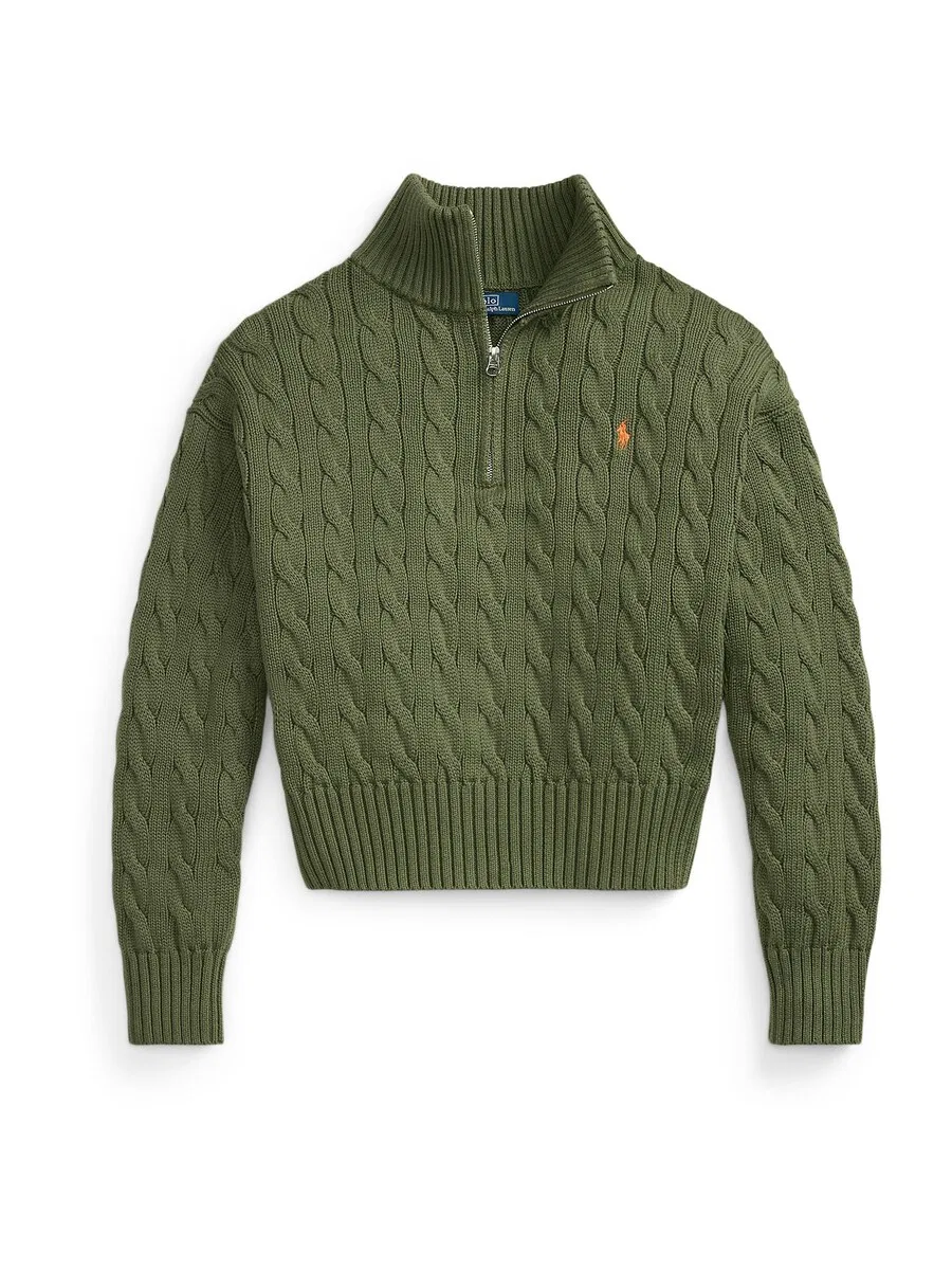 Свитер Polo Ralph Lauren оливкового цвета