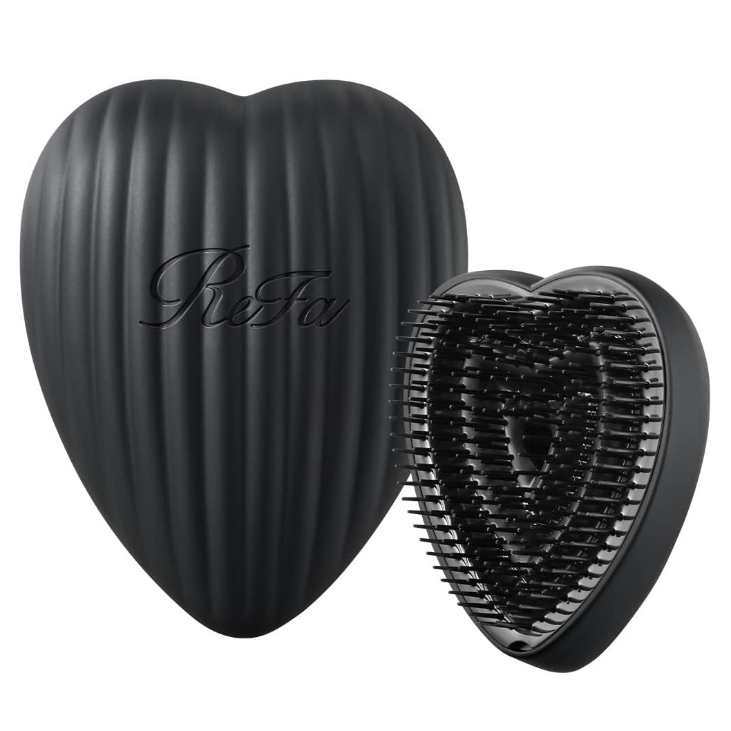 Расческа массажная ReFa Heart Brush Ray, matte black
