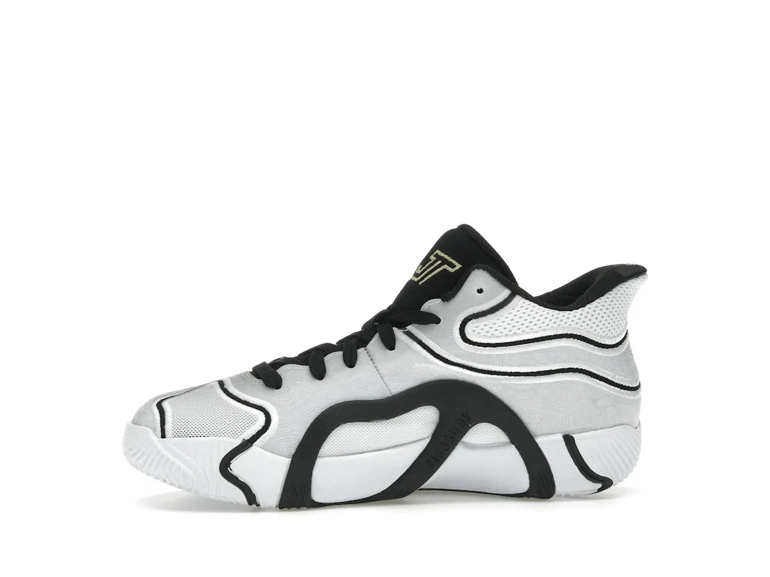 Детские кроссовки для баскетбола Jordan Tatum 3 Jordan, White/Black/Metallic Gold — фото 3