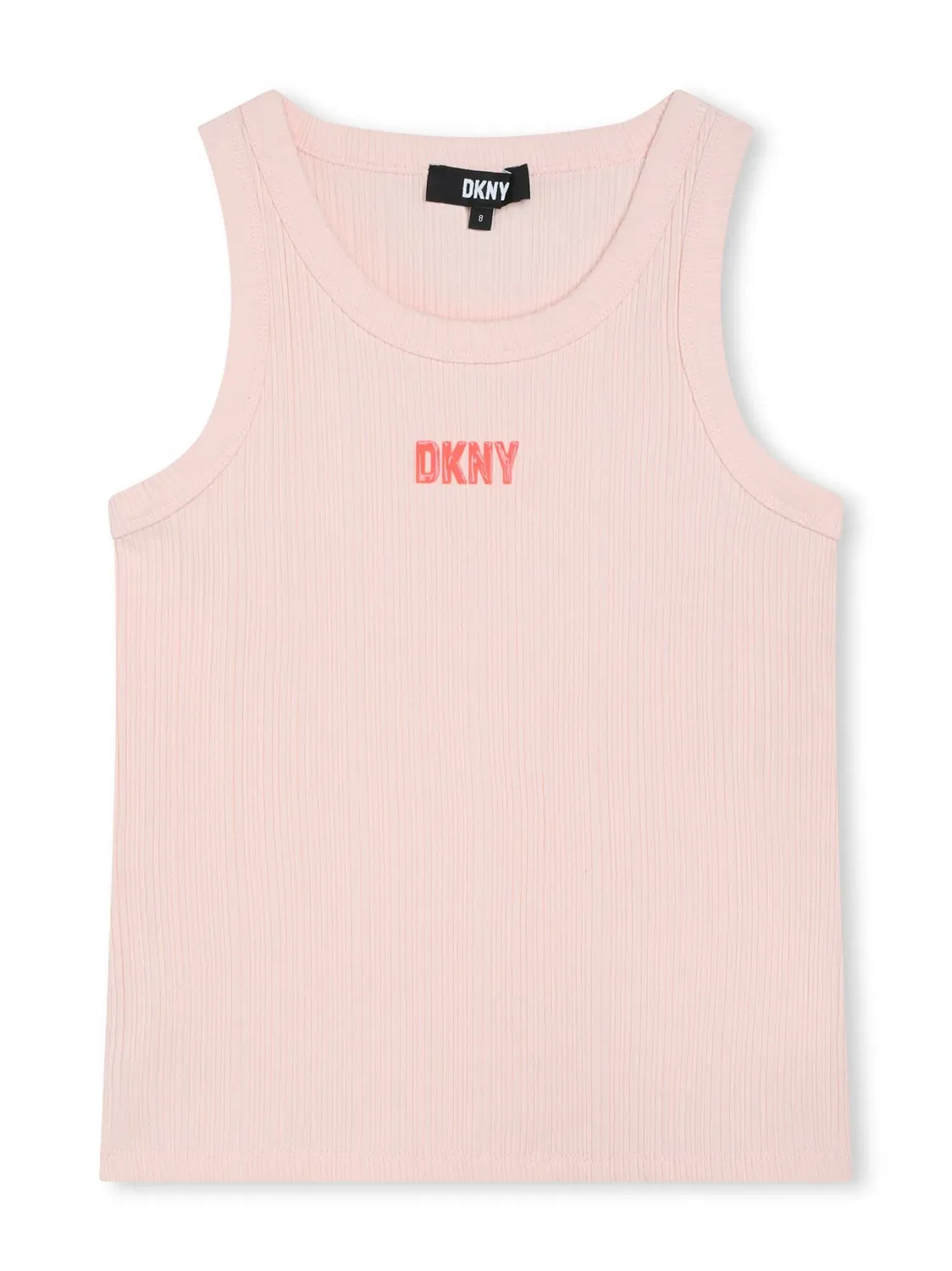 Майка с принтом логотипа DKNY, розовый