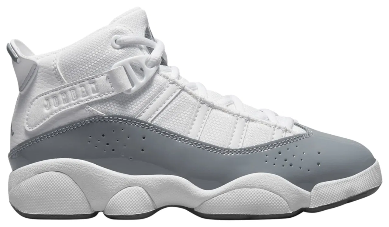 Кроссовки для мальчиков 6 Rings Jordan, цвет White/Cool Grey/White