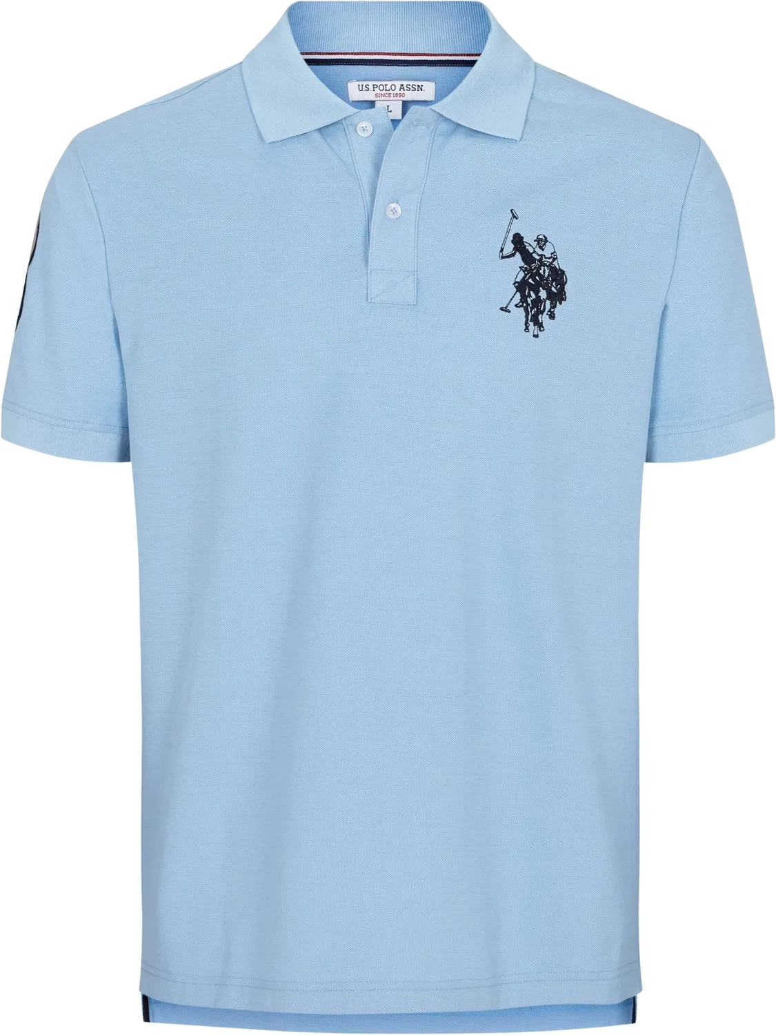 Футболка U.S. POLO ASSN. UMALFREDO темно-синего и светло-синего цвета