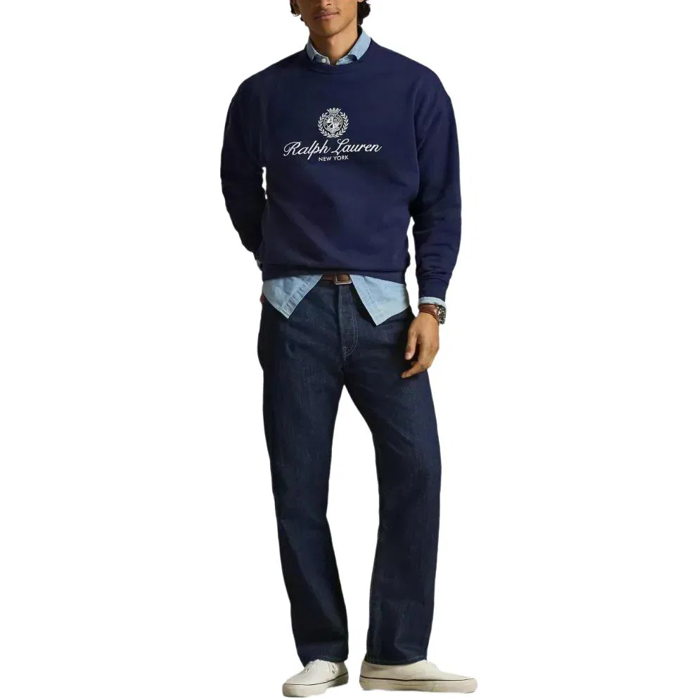 Мужской свитшот с принтом Marine Blue Polo Ralph Lauren — фото 3