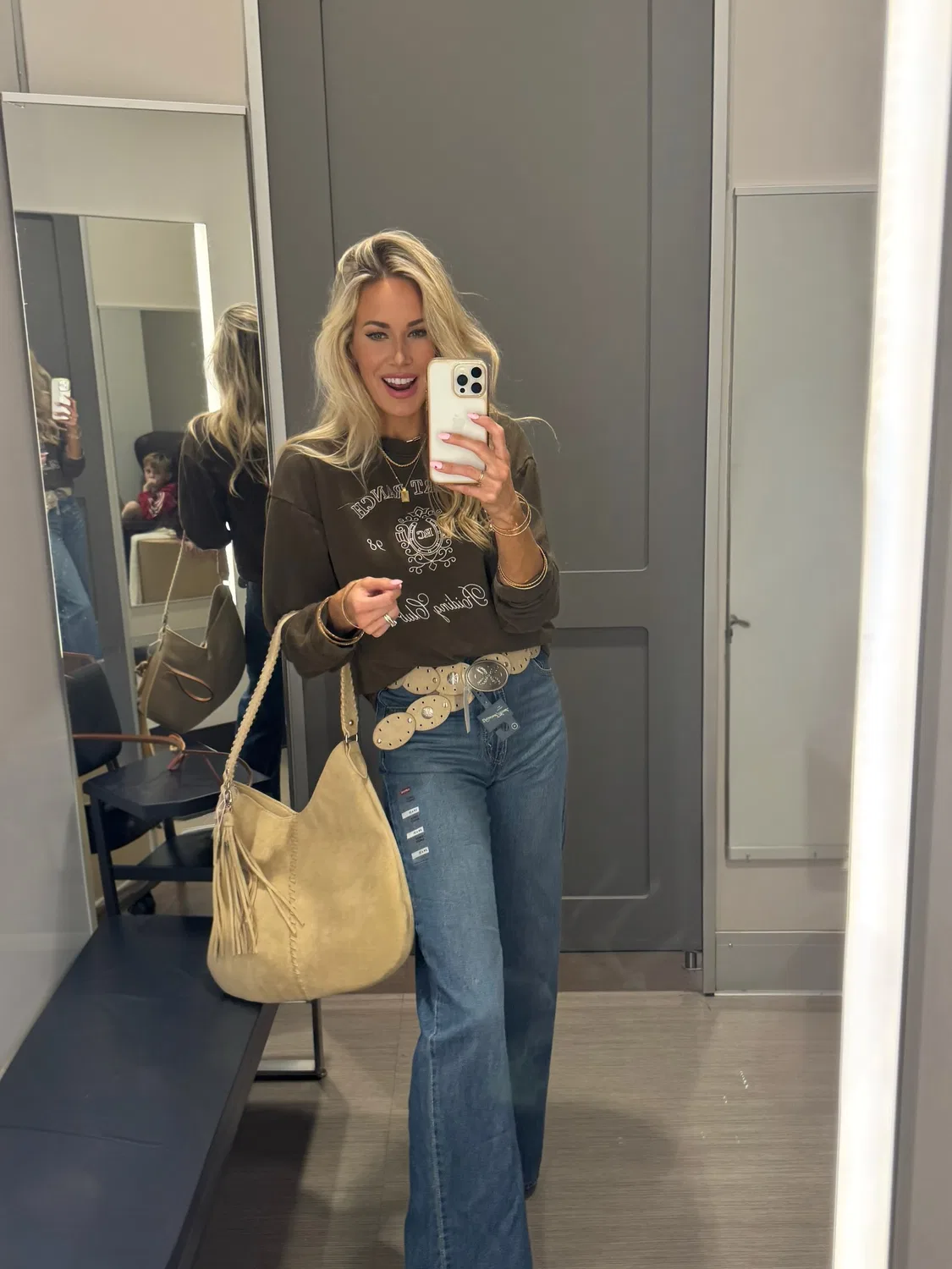 Женские джинсы свободного кроя с высокой посадкой Cinch Baggy Levi's, Chasing Dreams — фото 4