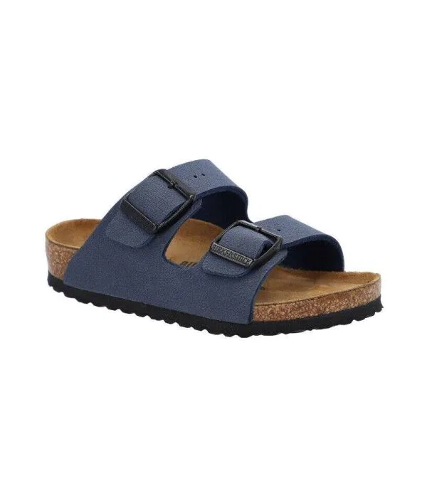 Детские шлепанцы из искусственной кожи Birkenstock, Blu Marino