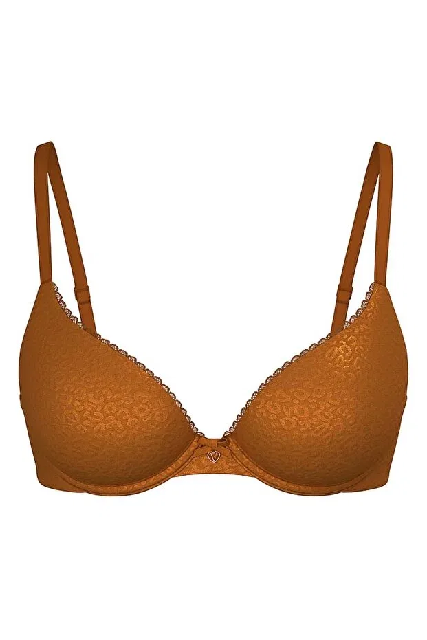 Женский бюстгальтер без косточек Smooth Lightweight Padding Supported Recovery Bra Victoria'S Secret, Mustard Yellow — фото 3