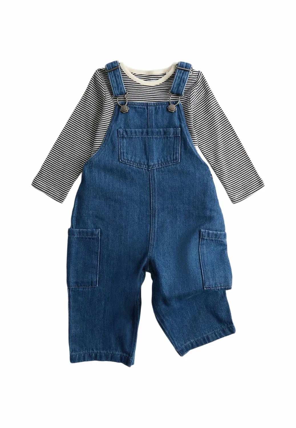 Джинсовый комбинезон. Унисекс - комбинезон Marks & Spencer, Denim Mix
