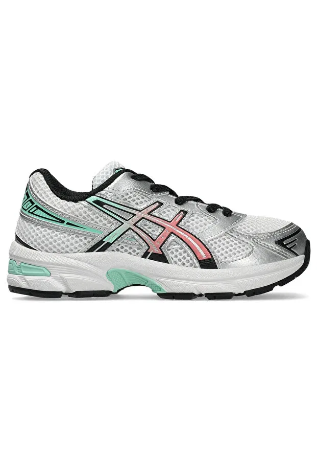 Детские кроссовки для девочек с принтом Gel-1130 ps kids running shoes 1204a170-105 Asics, White