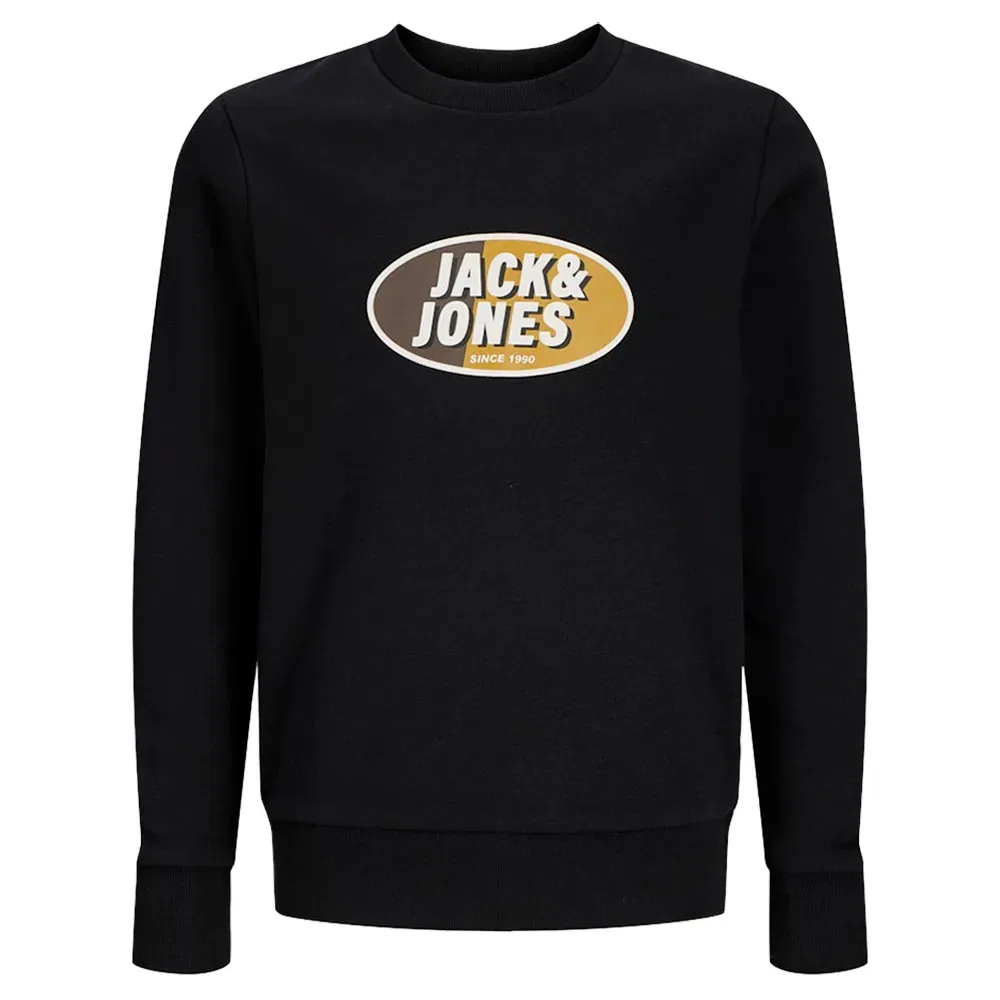 Свитшот Ray Color Jack & Jones, черный — фото 3
