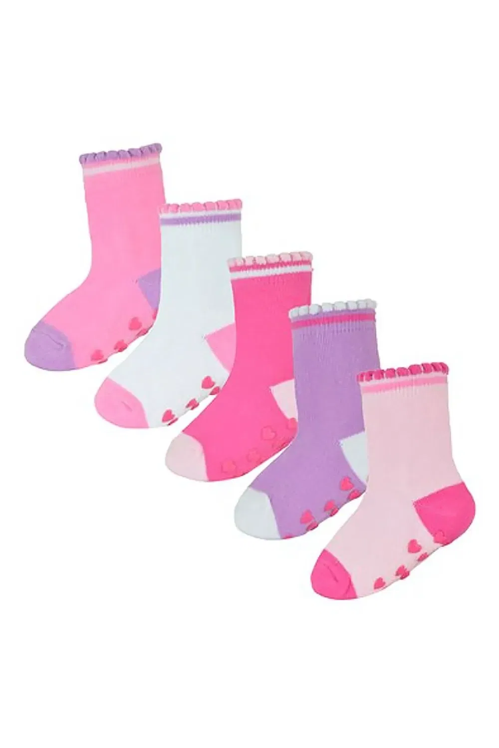 Детские хлопковые носки с принтом Sock Snob, Pink — фото 3