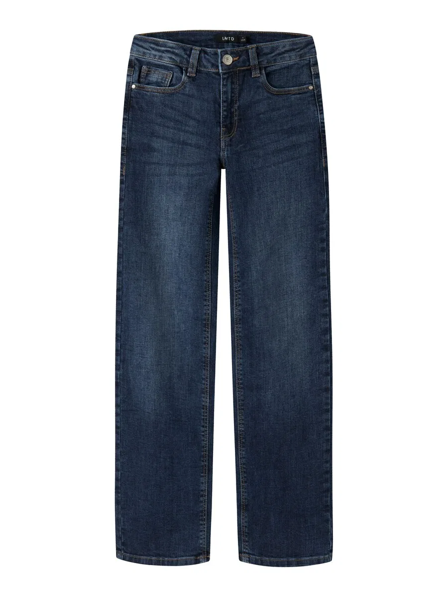 Джинсы LMTD Regular Jeans 'NLFBLI' темно-синего цвета