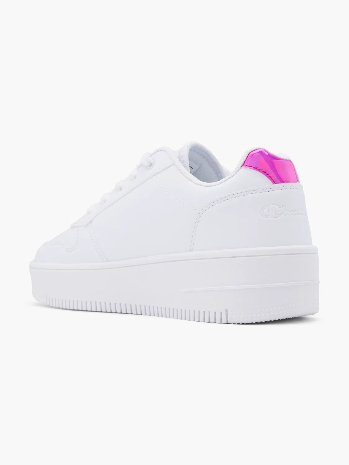 Детские кроссовки для девочек Champion RD18 PLATFORM GLITTER G GS, белый — фото 3
