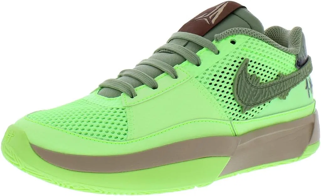 Детские баскетбольные кроссовки Nike Ja 1, Lime Blast/Oil Green/Black-Green