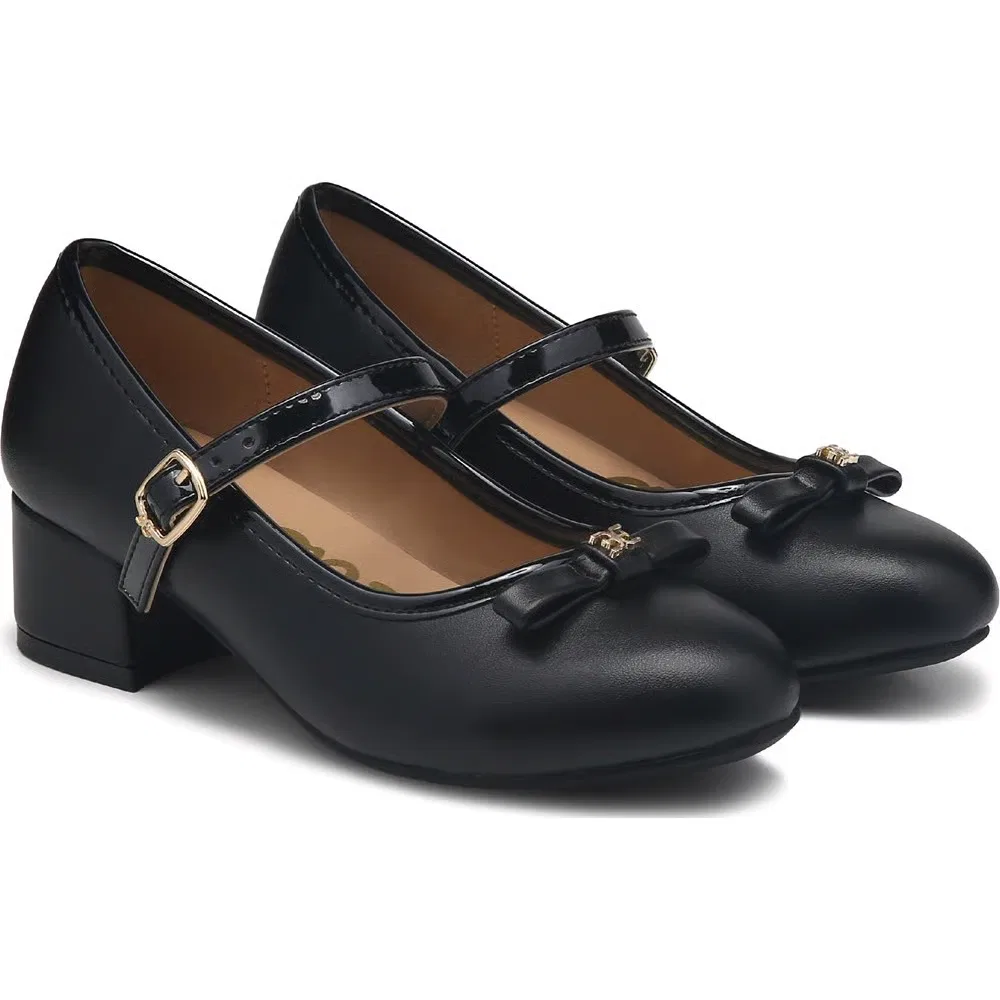 Детские туфли-лодочки Bianca с бантом Sam Edelman, Black
