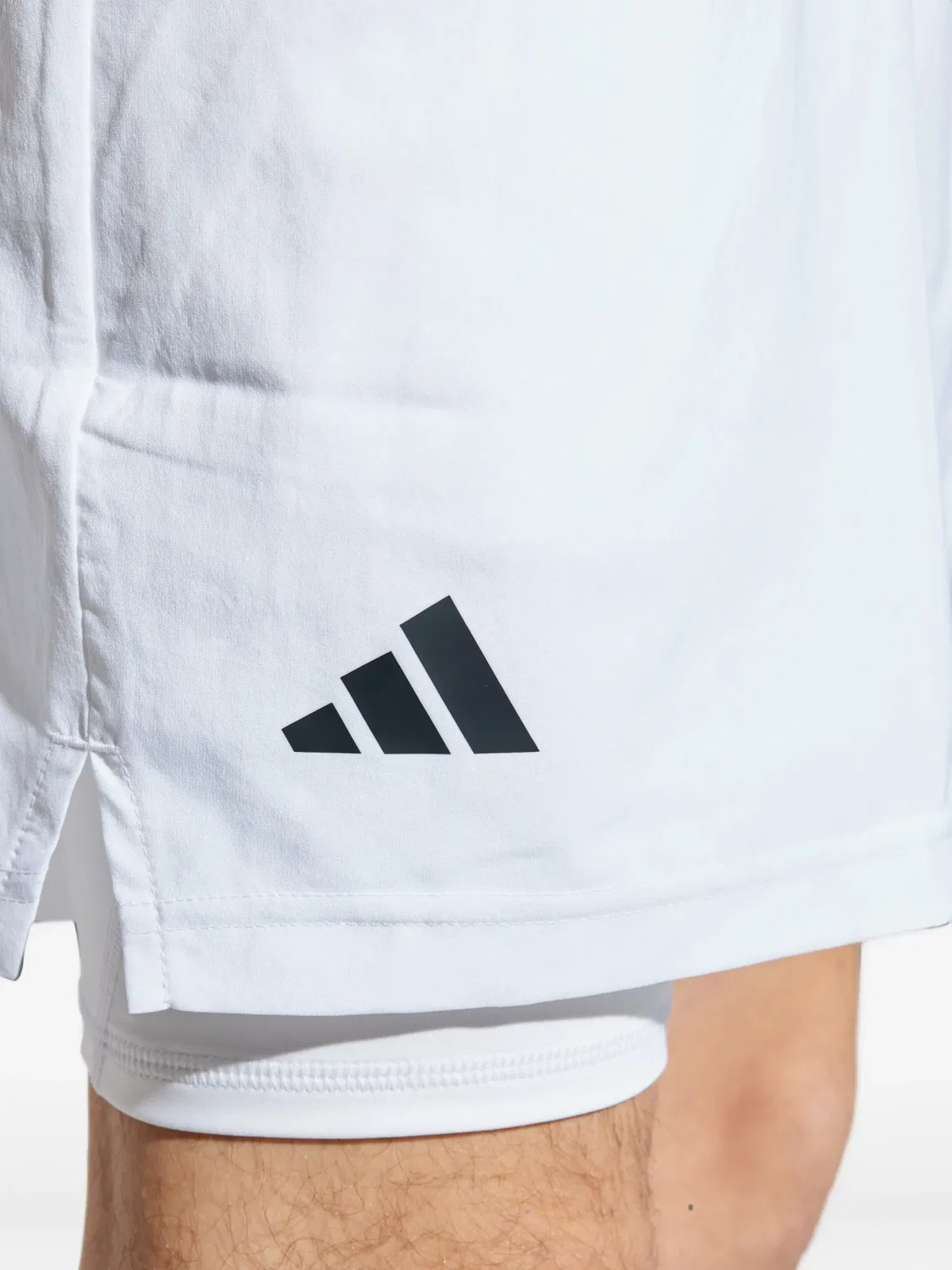 Шорты Club Tennis Climacool 2-в-1 белые Adidas, белый — фото 2