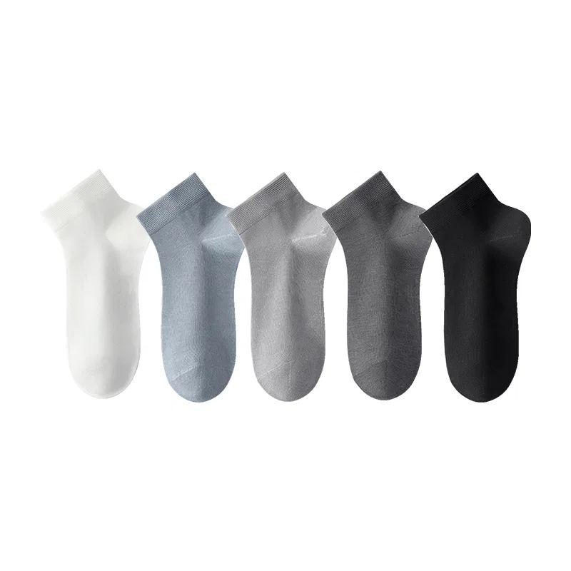 Детские носки с принтом MADALLO, White 2+Light Gray 2+Black — фото 3