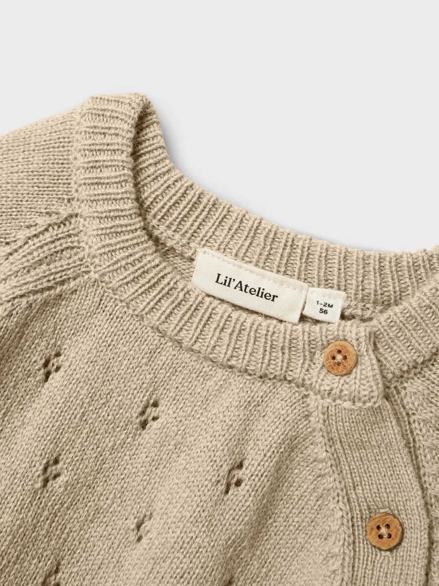 Свитер Lil'Atelier бежевого цвета — фото 4