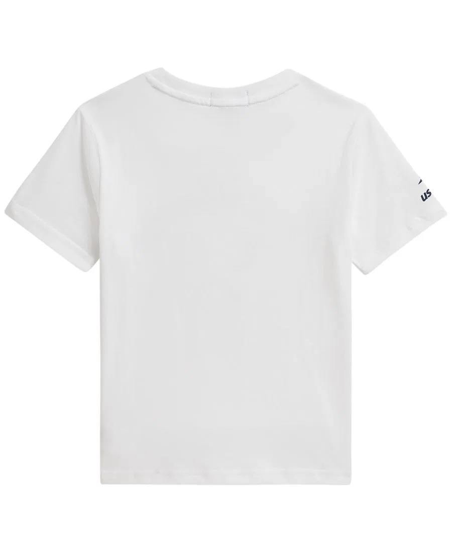 Футболка с коротким рукавом Polo Tennis US Open Polo Ralph Lauren, White — фото 2