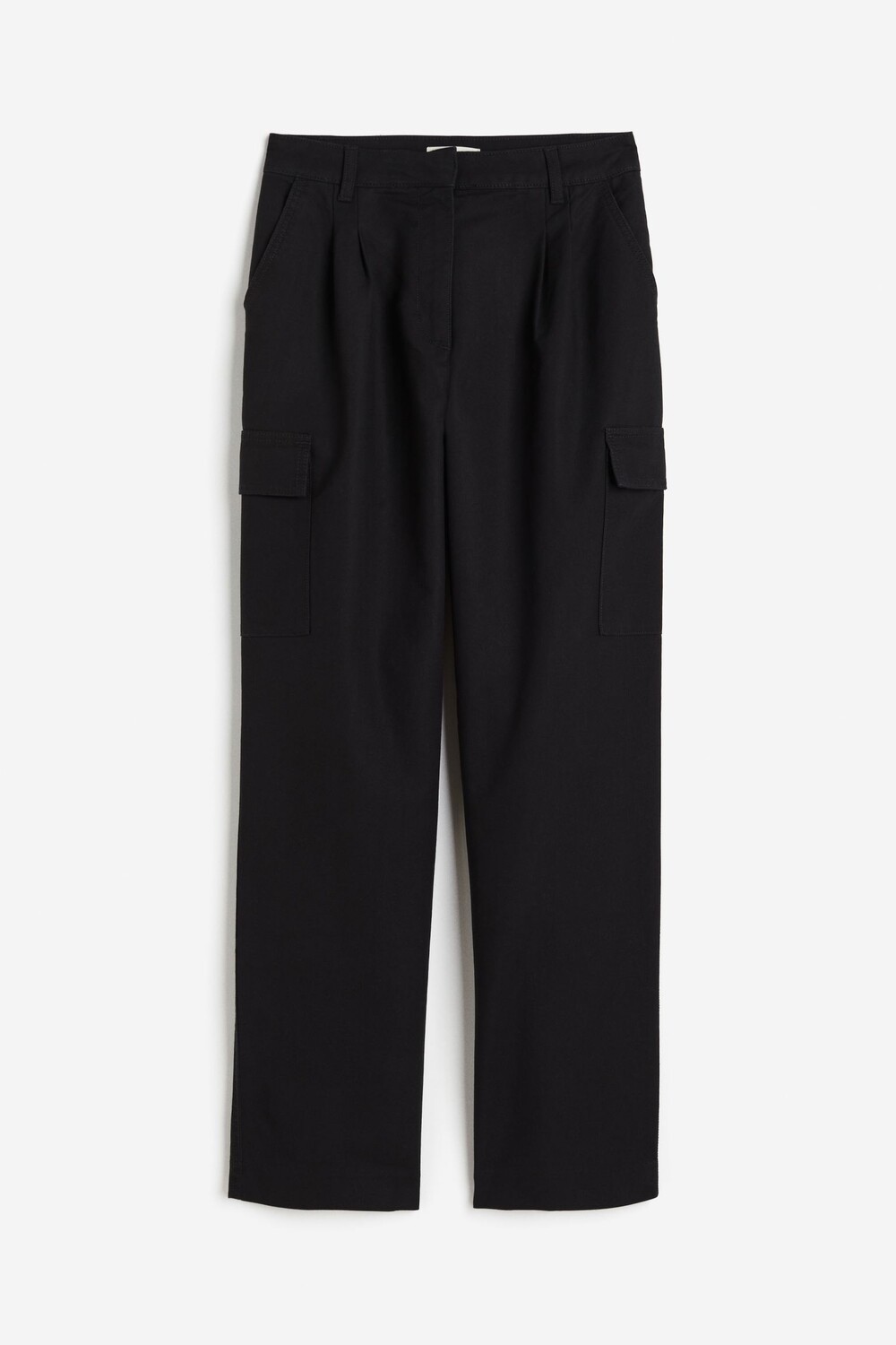 

Брюки H&M Cotton Cargo, черный