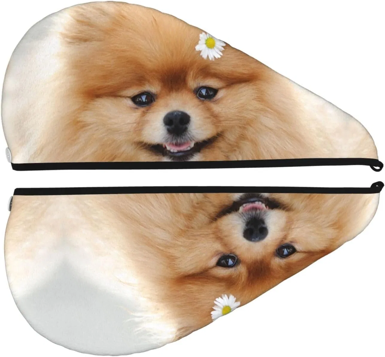 Супервпитывающая шапочка для волос Pomeranian Dog, Coral Velvet Opsrey — фото 2