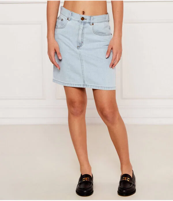 Детская юбка джинсовая Slim Fit Pinko Up, Azzurro