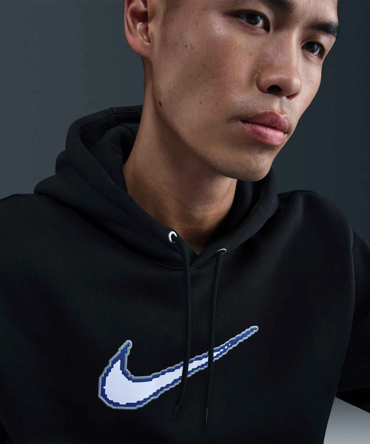 Мужское худи с принтом NIKE AS M NK CLUB BB HDY NEO V, Black