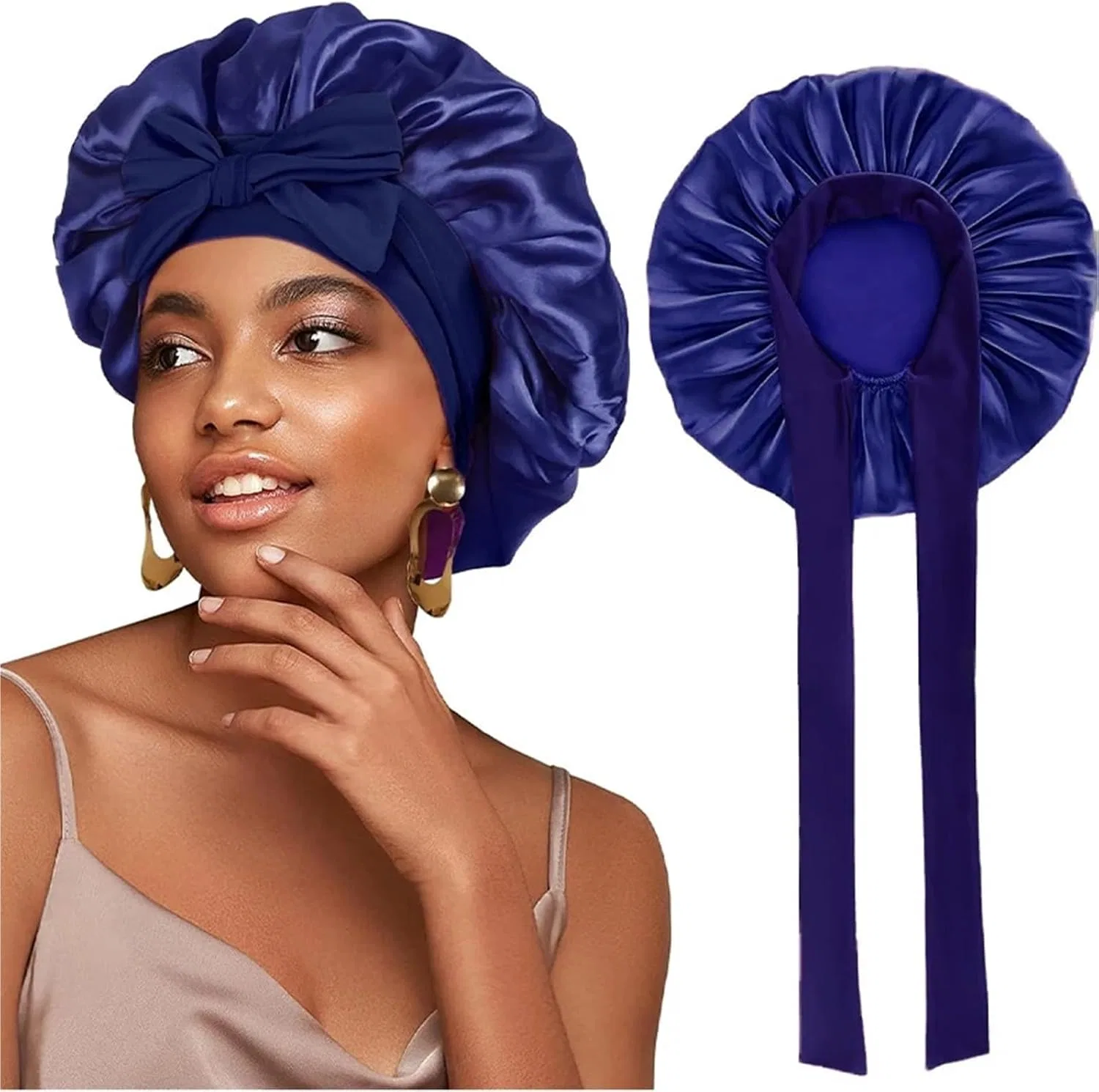 Шапочка для душа Satin, JTKSSCS, 1 шт, Blue