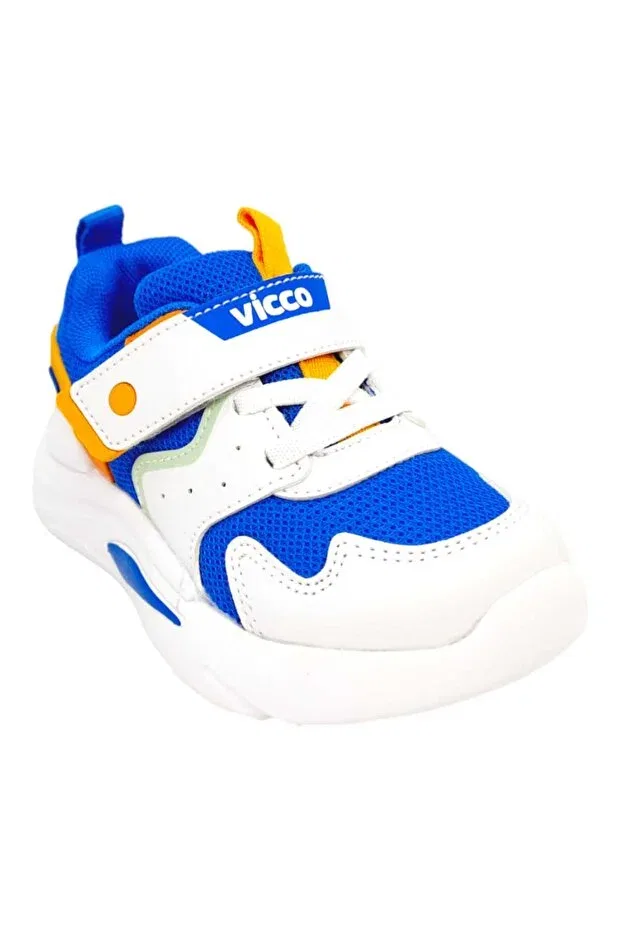 Детские кроссовки для девочек текстильные Birdy Kids Sapor Shoes Vicco, Sax — фото 2